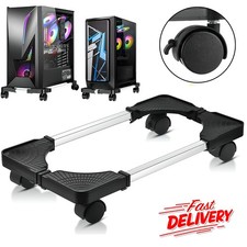 PC Rollwagen Premium Tower Computer Desktop CPU Ständer Halterung Halter Dock