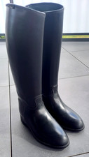 Aigle Reitstiefel Damen Gr. 40 Schwarz - robustes, pflegeleichtes Gummi