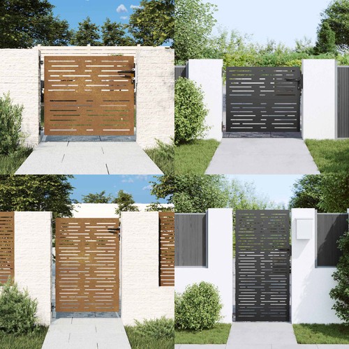 Gartentor quadratisch design - quadratisch,