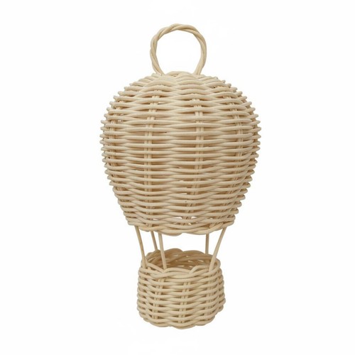 Rattan heißluftballon deko - rattan,
