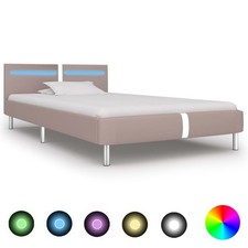 Polsterbett mit LED Einzelbett