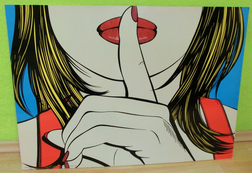 Vintage ikea wandbild sssshhh - vintage,