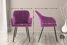 Esszimmerstuhl Shila Samt