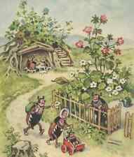 86/800 AK PFINGSTEN KÄFER KINDERWAGEN PARTY JAHR 1957