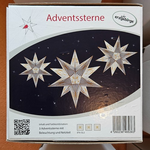 Marienberger adventssterne 3er - adventssterne,