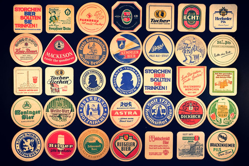 Stück bierdeckel konvolut - 70,