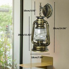 Wandlampe Außenleuchte rustikal antik E27 Laterne für Hof Garten Hauswand Garten