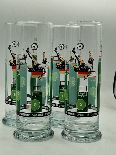 Fussball 2006 bierglas - 4x,