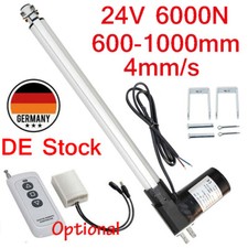 6000N Elektrischer Linearantrieb DC 24V 600mm~1000mm Linearmotor Hubmotor 4mm/s