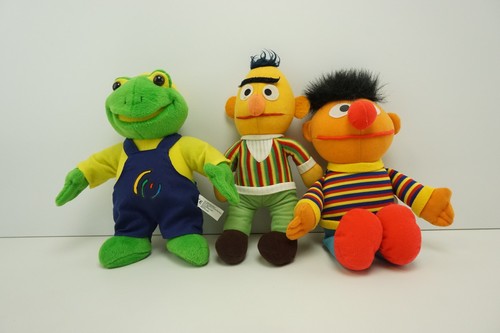Bert ernie plüschfiguren 3er - bert,