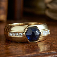 Mächtiger Herrenring 18K Gold