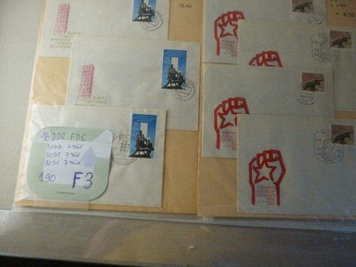 Ddr ersttagsbriefe fdc - x,