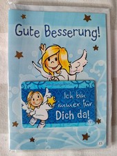 Depesche Schutzengel Karte + Karte + Umschlag Gute Besserung  Neu OVP