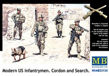 MW22 MASTERBOX 35154 MODERN US INFANTRY CORDON AND SEARCH 1/35  FIGURE