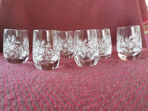 Schleuderstern bleikristall - 6x,