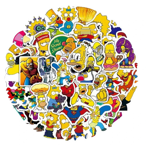100x simpsons sticker - 50/100x,