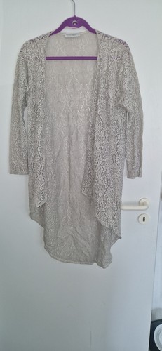 Lange spitzenjacke grau - spitzenjacke,