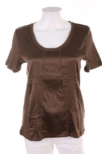 Olsen kurzarm shirt - satin, l