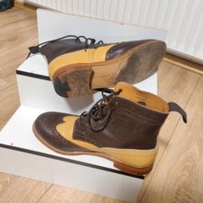 Tricker's Lederschuhe, EU 42, Beige/Braun