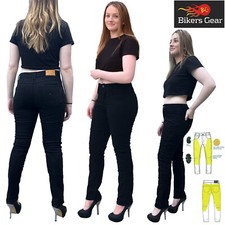 Damen Motorrad Jeans Stretch