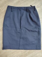 LION APPAREL Bleistiftrock Businessrock Knielang Dunkelblau Marine Damen Gr. 36