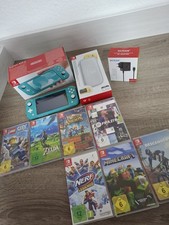 Nintendo Switch Lite 32GB - Tasche - OVP - inklusive 7 Spiele Türkis Zelda