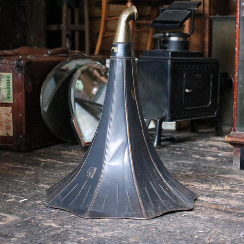 Grammophon horn hexenhut - grammophon, "hexenhut"