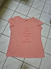 T-shirt Gr. S Orange Bio Baumwolle Aprikose 