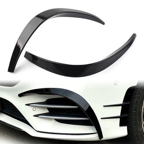 Front bumper fin flaps - front,