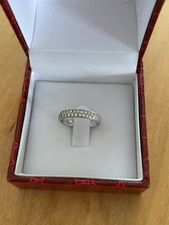 Eleganter 18K Weißgold