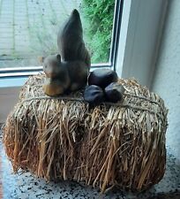 Herbstdeko Western Mini-Strohballen 20x10 cm Naturstroh Heu@@@
