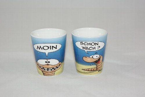 Eierbecher hösti wattwurm - eierbecher,