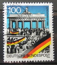 BRD 1990 - Fall der Berliner Mauer 9. November 1989 - 100 Pfg - Mi.Nr. 1482
