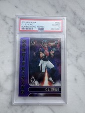 CJ STROUD 2023 Panini Phoenix ROOKIE RISING PURPLE /125 PSA 10 GEM MT RC