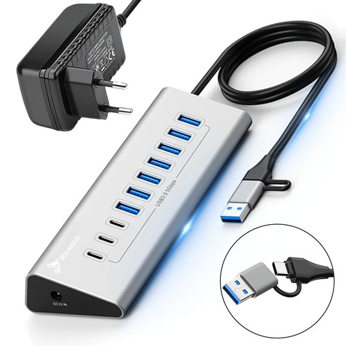 Usb hub aktiv mit netzteil - usb,