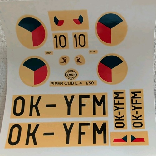 Decal piper cub 1 50 - cub, 1:50