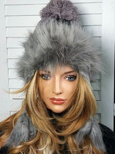 Strick Tschapka Kunstfell