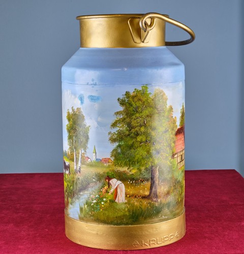 Vintage krupp deko milchkanne - vintage,