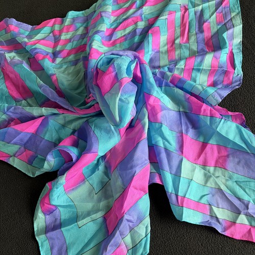 Vintage foulard seiden tuch - foulard,