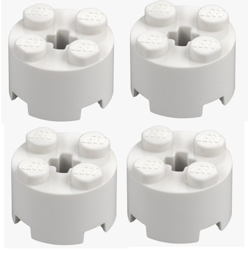 Lego rundstein 2x2 white - rundstein,