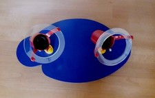 Deckenlampe Strahler Kinderzimmer Lampe Wolkenlampe Blau Vintage 