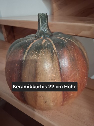 Kürbis keramik deko - keramik,