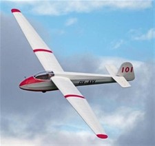 SCHEIBE SPATZ A. Segelflugzeug (Spanweite 3800 mm). Modellbauplan RC