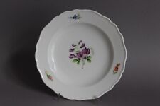 Meissen Bunte Blume Teller Feldblume Streublümchen  1.Wahl Knaufzeit um 1900 (D)
