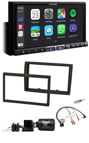 Alpine 2din dab - alpine, lenkrad