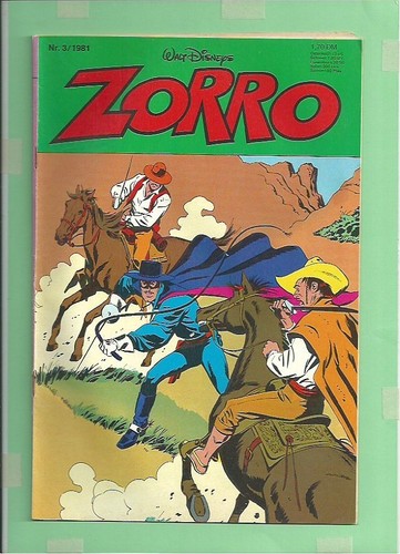 Ehapa verlag zorro nummer - -,