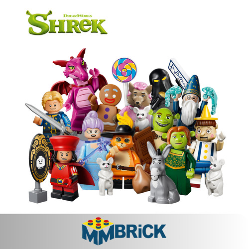 Lego shrek 71053 minifigur - shrek,