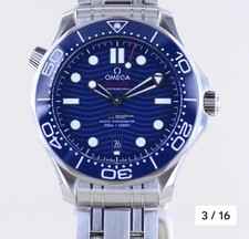 OMEGA Seamaster Diver 300m, 42mm, Co-Axial,Keramik Blau,Deutsche 1 Auslief: 2024