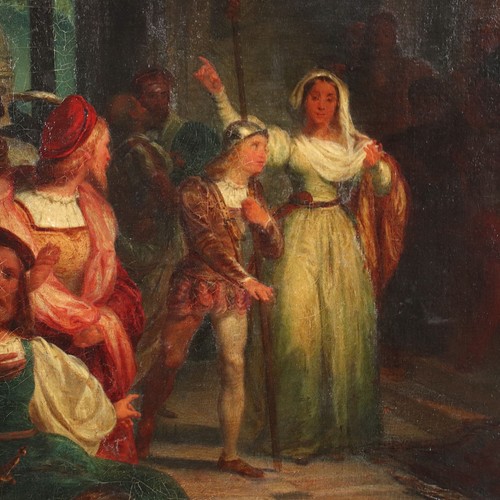 Antikes gemälde historisches - antikes,