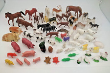 ?? Vintage: Modellfiguren Konvolut Set - 64 HAUSTIERE und WALDTIERE - 1960er